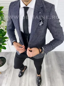 Sacou barbati slim fit B5013 5-1.2 Sacou barbati slim fit B5013 5-1.2